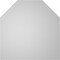 Ekena Millwork Octagonal Top Surface Mount PVC Gable Vent w/ 2"W x 2"P Brickmould Sill Frame, 12"W x 12"H GVPOT12X1203SN - alternate 5